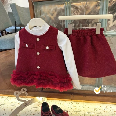 Sữa Kids Set Váy Dạ Công Chúa 3 Món Áo, Chân Váy, Áo Giữ Nhiệt, Thời Trang Tết Bé Gái 9-23kg Giá Ưu Đãi 315k 10 Sữa Kids Set Váy Dạ Công Chúa 3 Món Áo, Chân Váy, Áo Giữ Nhiệt, Thời Trang Tết Bé Gái 9-23kg Giá Ưu Đãi 315k 10