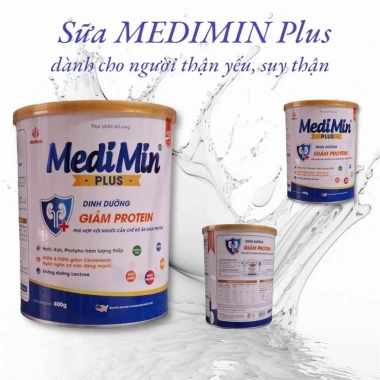 Sữa MediMin Plus 800g HSD mới - Dành cho người suy thận, giảm giá 405.000đ (Giá gốc 494.100đ)