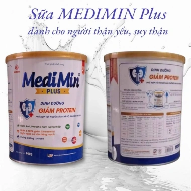 Sữa MediMin Plus 800g HSD mới - Dành cho người suy thận, giảm giá 405.000đ (Giá gốc 494.100đ)
