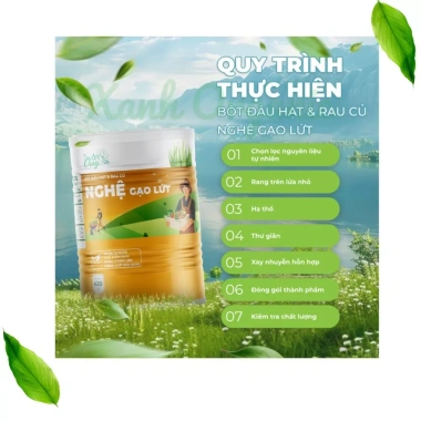 Sữa Nghệ Gạo Lứt 420g: Hỗ Trợ Tiêu Hóa, Dinh Dưỡng Toàn Diện, Giá 198.000₫