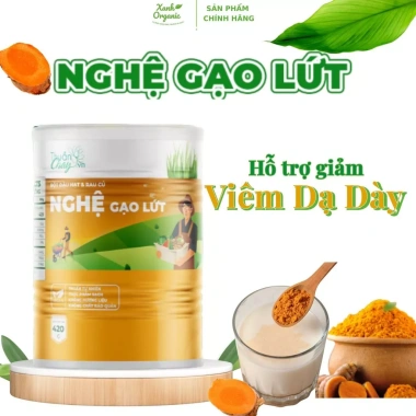 Sữa Nghệ Gạo Lứt 420g: Hỗ Trợ Tiêu Hóa, Dinh Dưỡng Toàn Diện, Giá 198.000₫