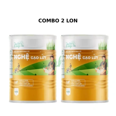 Sữa Nghệ Gạo Lứt 420g: Hỗ Trợ Tiêu Hóa, Dinh Dưỡng Toàn Diện, Giá 198.000₫