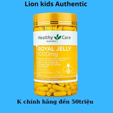 Sữa Ong Chúa Healthy Care Royal 365v Úc chuẩn auth - Chống lão hóa, da đẹp, 770k