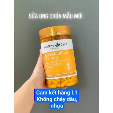 Sữa Ong Chúa Healthy Care Royal 365v Úc chuẩn auth - Chống lão hóa, da đẹp, 770k