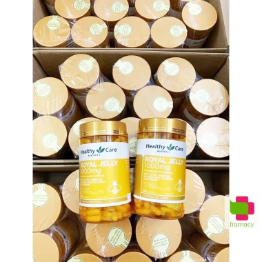 Sữa Ong Chúa Healthy Care Royal Jelly 1.000mg Úc 365 viên - Làm đẹp da, cân bằng nội tiết, chống lão hoá, 823,000₫ 7