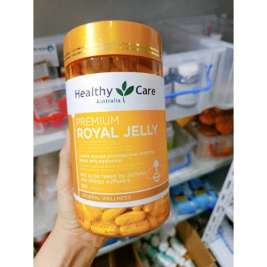 Sữa Ong Chúa Healthy Care Royal Jelly 1.000mg Úc 365 viên - Làm đẹp da, cân bằng nội tiết, chống lão hoá, 823,000₫ 8