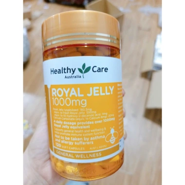 Sữa Ong Chúa Healthy Care Royal Jelly 1.000mg Úc 365 viên - Làm đẹp da, cân bằng nội tiết, chống lão hoá, 823,000₫ 9