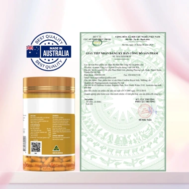 Sữa ong chúa Royal Jelly 1.000mg 365 viên - Chống lão, nội tiết cân bằng, 950k