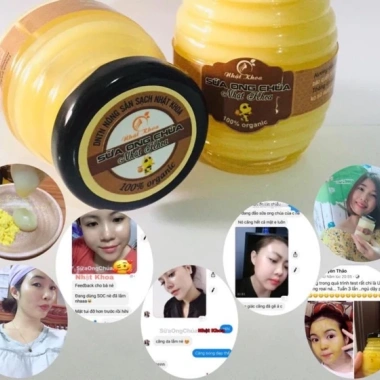 Sữa ong chúa tươi 100g đạt ATTP - Giá giảm còn 70.000, tặng cọ mềm