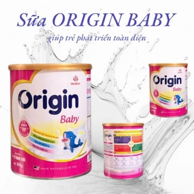 Sữa ORIGIN BABY 800g - Hỗ trợ trẻ biếng ăn, gầy yếu, giá ưu đãi 417.000 VND