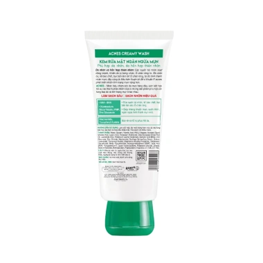 Sữa rửa mặt Acnes Creamy Wash 100g - Ngăn ngừa mụn, làm sạch sâu, giá chỉ 67.000đ 5 Sữa rửa mặt Acnes Creamy Wash 100g - Ngăn ngừa mụn, làm sạch sâu, giá chỉ 67.000đ 5