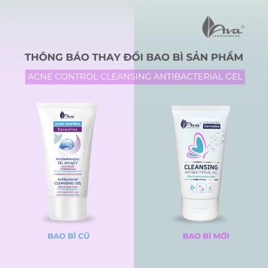 Sữa Rửa Mặt AVA Acne Control 150ml Da Dầu Mụn - Gel Kháng Bệnh, Làm Sạch Sâu, Giá 320k 3