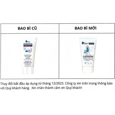 Sữa rửa mặt AVA Antibacterial Gel 150ml - Dầu mụn, giảm mụn, giá 300k