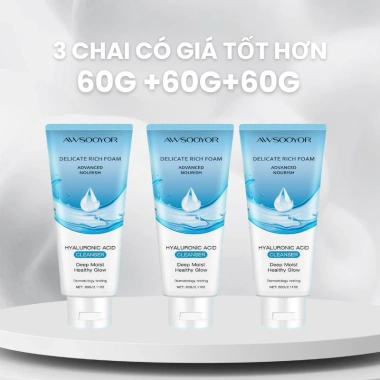 Sữa rửa mặt AWSOOYOR Amino Acid 60g - Da sạch thoáng, ẩm mịn, phù hợp mọi da, chỉ 18.900đ 7