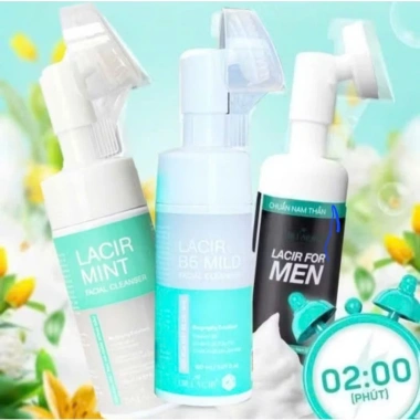 Sữa rửa mặt B5 Dr Lacir 150ml - Giảm bóng dầu, làm sạch sâu, ngừa mụn, sáng da cho nam nữ, chỉ 215k