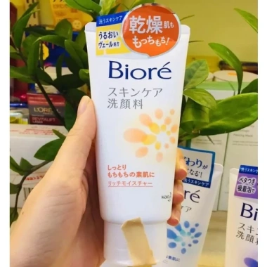 Sữa rửa mặt Biore Skincare 130g nội địa Nhật Bản - 147.000, sạch sâu, giảm bã nhờn 5