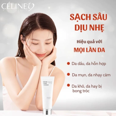 Sữa rửa mặt Celine19 120ml - Sạch sâu, giảm dầu, ngừa mụn - 229k - Rose Store