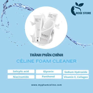 Sữa rửa mặt Celine19 120ml - Sạch sâu, giảm dầu, ngừa mụn - 229k - Rose Store