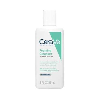 Sữa Rửa Mặt Cerave Foaming Cleanser 88-236-473ml - Sạch sâu, dưỡng ẩm, giá 200k