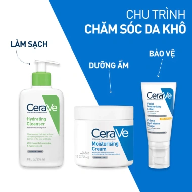 Sữa Rửa Mặt CeraVe Hydrating Cleanser Dưỡng Ẩm Da Thường Da Khô - 236ml Giá 203.807 VND Giảm Đặc Biệt