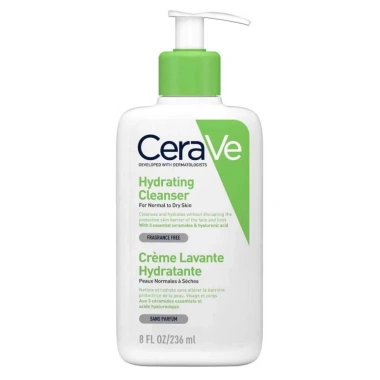 Sữa Rửa Mặt Cerave Sạch Sâu 236ml cho Da Thường Da Dầu Da Khô Dưỡng ẩm Kiểm soát bã nhờn MHStore