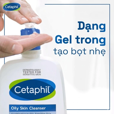 Sữa rửa mặt CETAPHIL Oily Skin Cleanser 118ml – Dịu lành, kiểm soát da dầu nhạy cảm, chỉ 204.000₫ 4