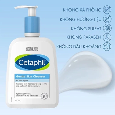 Sữa rửa mặt CETAPHIL Oily Skin Cleanser 125ml 473ml Dành cho da dầu nhạy cảm giảm bã nhờn không gây khô 3 Sữa rửa mặt CETAPHIL Oily Skin Cleanser 125ml 473ml Dành cho da dầu nhạy cảm giảm bã nhờn không gây khô 3