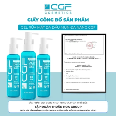 Sữa rửa mặt CGF Hàn Quốc 150ml cho da dầu mụn - Dịu nhẹ, lành tính, giá sỉ 195k, giảm còn 290k