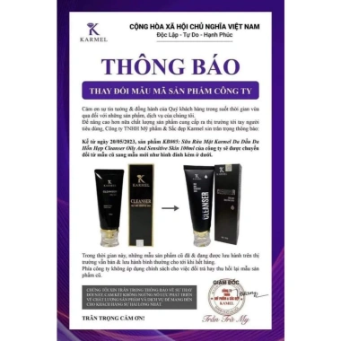 Sữa rửa mặt Cleanser Skin Kamel 100ml - Trắng da, xóa mụn, dưỡng ẩm, thu lỗ chân lông cho da dầu, hỗn hợp - Giá 255.000đ 9 Sữa rửa mặt Cleanser Skin Kamel 100ml - Trắng da, xóa mụn, dưỡng ẩm, thu lỗ chân lông cho da dầu, hỗn hợp - Giá 255.000đ 9