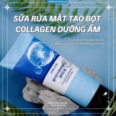 Sữa rửa mặt Collagen LEBELAGE 180ml: Dưỡng ẩm nhẹ, không khô da, chỉ 139k 7