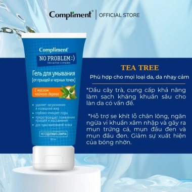 Sữa Rửa Mặt Compliment No Problem 200ml Giảm Mụn Da Nhạy Cảm - Giá 75.000 Đ 3 Sữa Rửa Mặt Compliment No Problem 200ml Giảm Mụn Da Nhạy Cảm - Giá 75.000 Đ 3