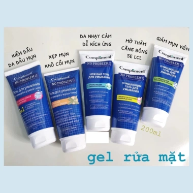 Sữa Rửa Mặt Compliment No Problem 200ml Ngăn Ngừa Mụn, Làm Sạch Sâu, Giá 89.000 đồng