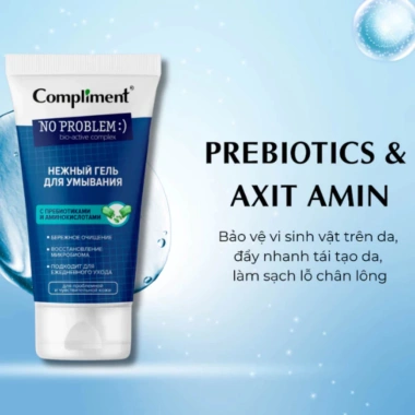 Sữa Rửa Mặt Compliment No Problem 200ml Ngăn Ngừa Mụn, Làm Sạch Sâu, Giá 89.000 đồng