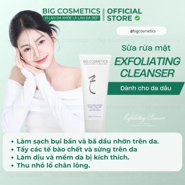Sữa rửa mặt da dầu Exfoliating Cleanser 60ml/200ml - Làm sạch sâu, kiểm soát bã nhờn, giảm mụn, giá ưu đãi 365.000 VND 2