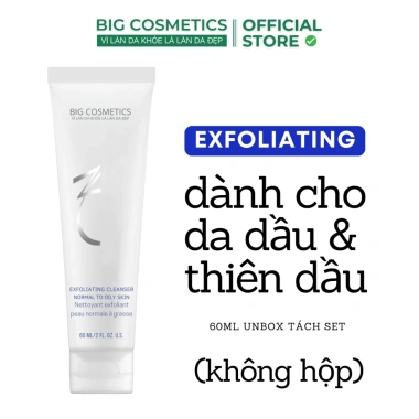 Sữa rửa mặt da dầu Exfoliating Cleanser 60ml/200ml - Làm sạch sâu, kiểm soát bã nhờn, giảm mụn, giá ưu đãi 365.000 VND 7