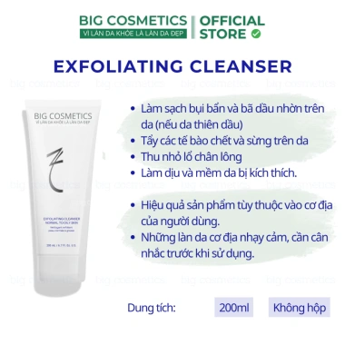 Sữa rửa mặt da dầu Exfoliating Cleanser 60ml/200ml - Làm sạch sâu, kiểm soát bã nhờn, giảm mụn, giá ưu đãi 365.000 VND 9