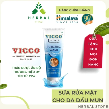 Sữa rửa mặt dang bọt Vicco giảm thâm mụn 70g - Giá ưu đãi 155k