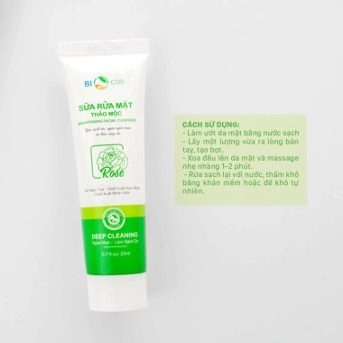 Sữa Rửa Mặt Dầu Bio Cosmetics 20ml - Làm Sạch Sâu, Sáng Da, Ngừa Mụn, Giá 45.000 3