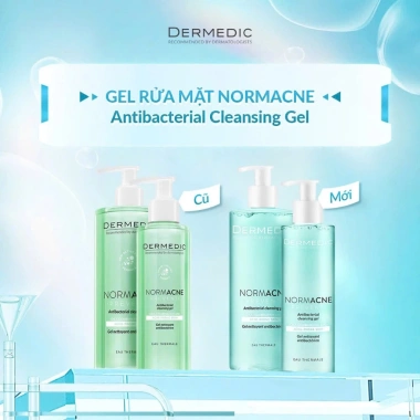 Sữa Rửa Mặt Dermedic Kiềm Dầu 200ml - Giảm Mụn, Sạch Sâu, Antibacterial, Giá 547k