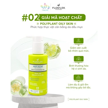 Sữa rửa mặt Floslek kiềm dầu sạch sâu 125ml-200ml - Giá giảm còn 299.000đ 9 Sữa rửa mặt Floslek kiềm dầu sạch sâu 125ml-200ml - Giá giảm còn 299.000đ 9