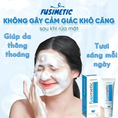 Sữa rửa mặt Fusimetic cho da dầu mụn - Làm sạch sâu, kiểm soát bã nhờn 50g Giá ưu đãi 79.000 VND 2 Sữa rửa mặt Fusimetic cho da dầu mụn - Làm sạch sâu, kiểm soát bã nhờn 50g Giá ưu đãi 79.000 VND 2