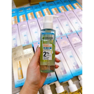 Sữa Rửa Mặt Garnier Anti-Acne Gel 120ml - Dưỡng nhẹ da dầu mụn, giá chỉ 157.210 VND