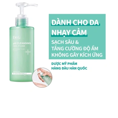 Sữa rửa mặt gel tạo bọt Dr.G pH Cleansing Gel Foam – Làm sạch sâu, cấp ẩm, da nhạy cảm – 299.000₫ 5