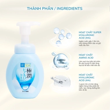 Sữa Rửa Mặt Hada Labo Tạo Bọt 160ml - Kiềm Dầu, Dưỡng Ẩm, Da Mụn, Giá 159.000 5 Sữa Rửa Mặt Hada Labo Tạo Bọt 160ml - Kiềm Dầu, Dưỡng Ẩm, Da Mụn, Giá 159.000 5