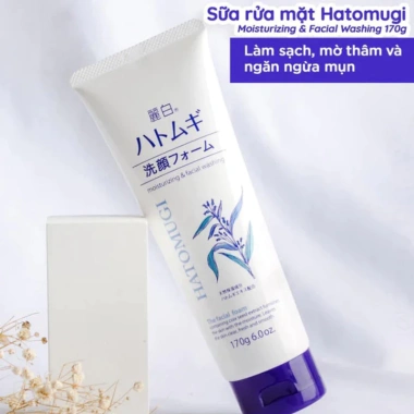 Sữa Rửa Mặt Hatomugi Nhật Bản 170g - Combo 2 Trắng Sáng Da Giá 138k