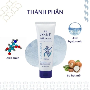 Sữa Rửa Mặt Hatomugi Nhật Bản 170g - Combo 2 Trắng Sáng Da Giá 138k