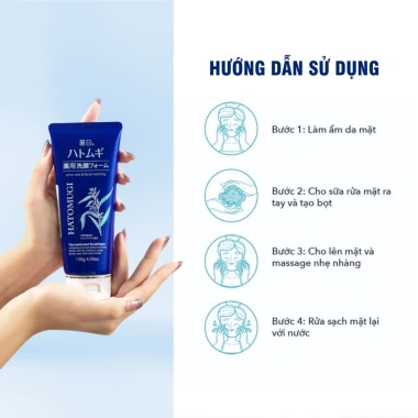 Sữa rửa mặt Hatomugi The Medicated Facial Foam White dưỡng ẩm, làm sáng da, giảm giá 20% chỉ 62.000 đồng 5 Sữa rửa mặt Hatomugi The Medicated Facial Foam White dưỡng ẩm, làm sáng da, giảm giá 20% chỉ 62.000 đồng 5