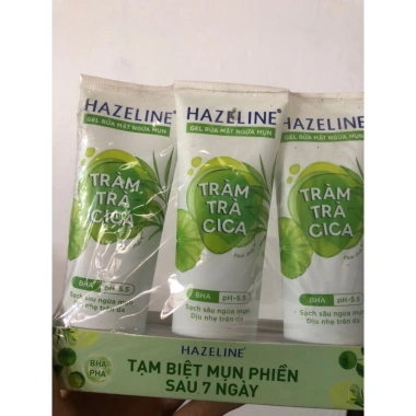 Sữa Rửa Mặt Hazeline Nghệ Hoa Cúc Tràm Trà 100g - Giá chỉ 58.000, giảm tới 27%