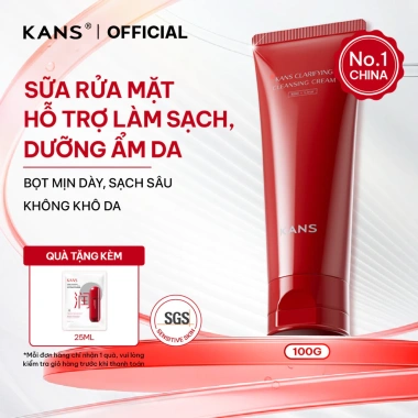 Sữa Rửa Mặt KANS Clarifying Cleansing Cream Dịu Nhẹ Sạch Sâu Dưỡng Ẩm Giá ưu đãi 190.000đ
