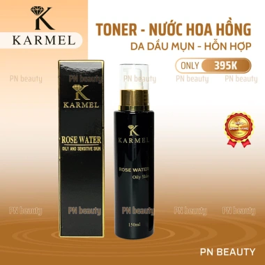 Sữa rửa mặt Karmel không bọt Cleanser và Kem dưỡng ẩm da dầu mụn Freeship quà 8